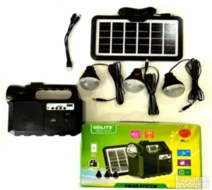 Solarni Multifunkcionalni Punjač Lampa sa BT/MP3/FM Radiom