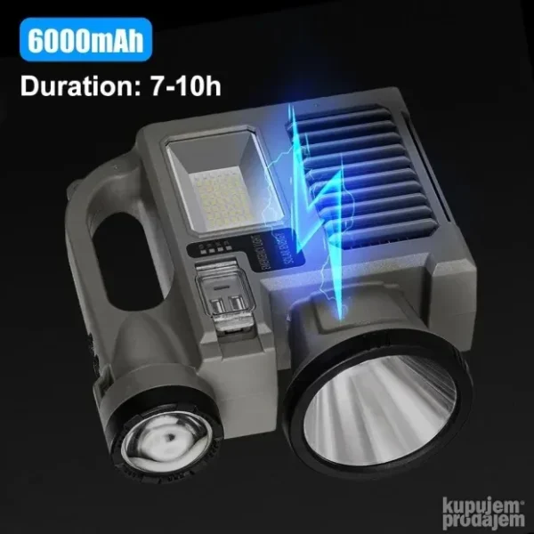 LED Lampa Zacro 100000 Lumena, Vodootporna, Solarna, Ubica Insekata