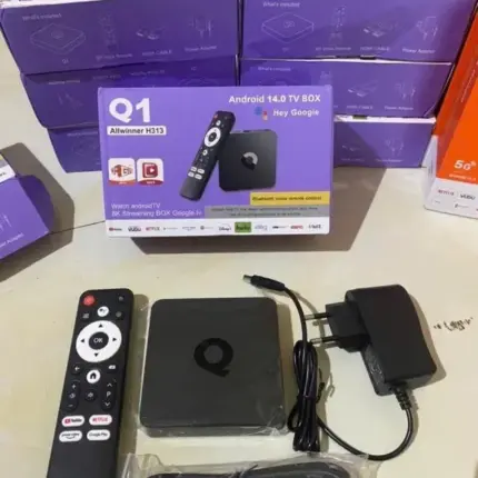 Smart TV Box Android 14 Q1 | Dual WiFi 8K Podrška