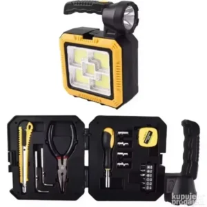 Solarna Prenosna Lampa sa Setom Alata COB 7739