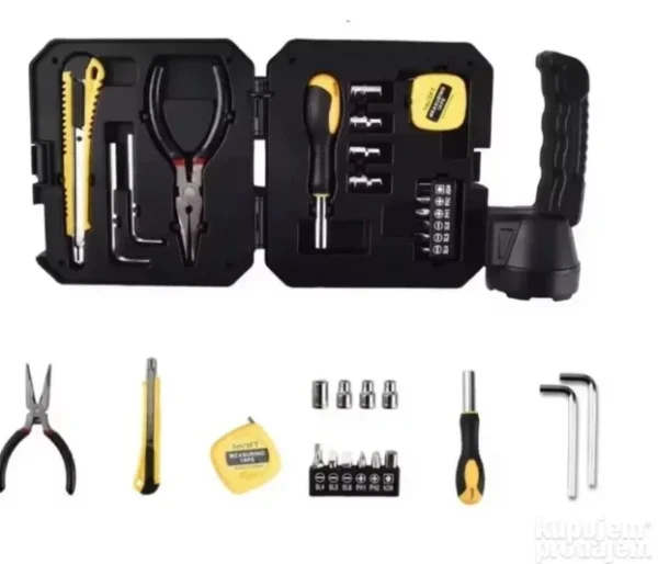 Solarna Prenosna Lampa sa Setom Alata COB 7739