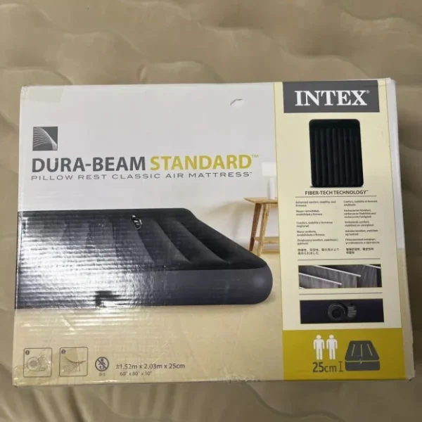 Intex Dušek na Naduvavanje 203x152x25 cm | Dura-Beam Tehnologija