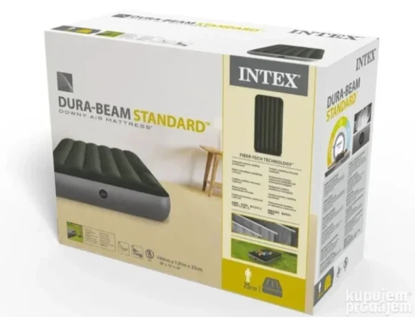 Intex Krevet na Naduvavanje za Kampovanje 76x191x25cm