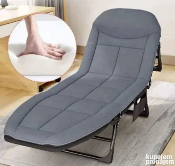 Sklopiva Ležaljka Krevet za Kampovanje Plažu | 5 Položaja