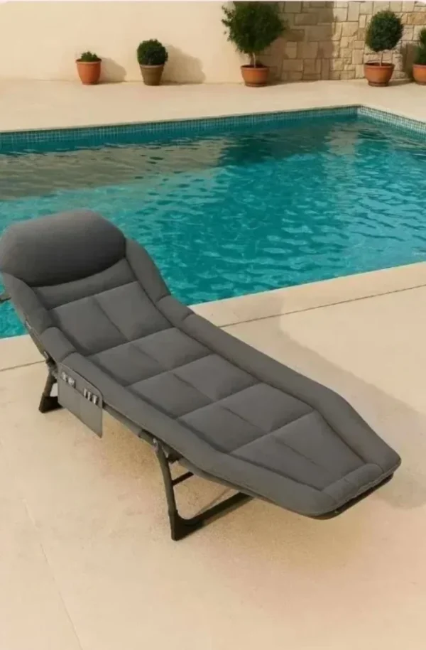 Sklopiva Ležaljka Krevet za Kampovanje Plažu | 5 Položaja