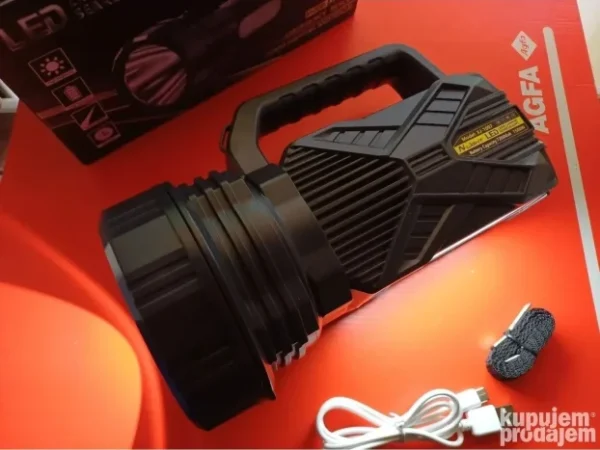 Baterijska Lampa 1000W Reflektor Power Bank Blinker