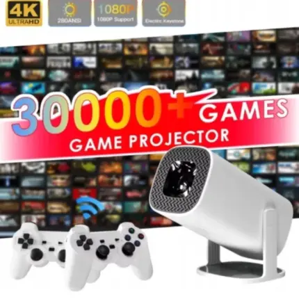 Android Projektor P30 MAX & Retro Konzola | WiFi HDMI USB