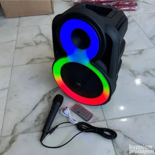Bluetooth Karaoke Zvučnik 8.5'' sa Mikrofonom