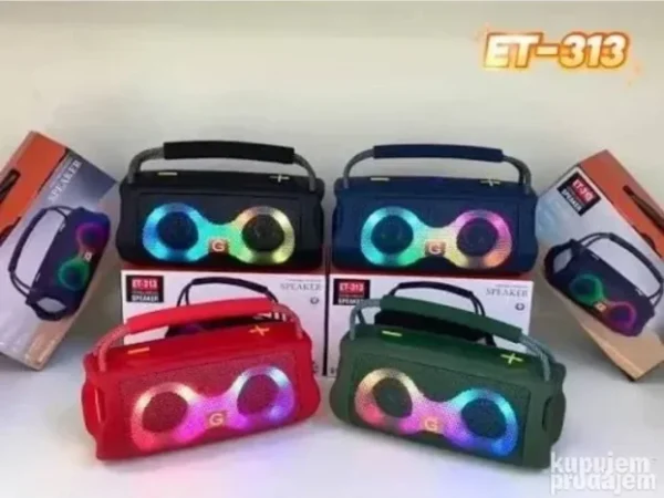ET-313 Bluetooth Zvučnik sa LED osvetljenjem