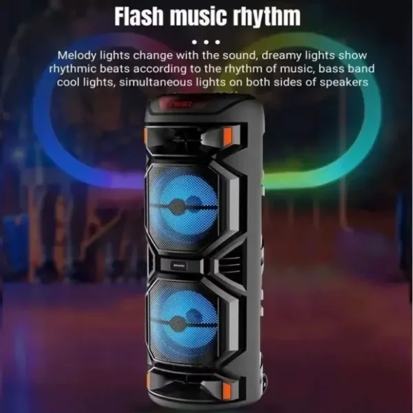 Bluetooth Karaoke Zvučnik | Bežični Mikrofon 40W, 80cm