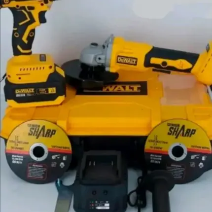 Dewalt Aku Set: Šrafilica + Brusilica 128V