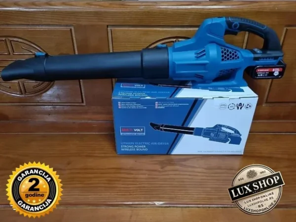 Aku Duvač Lišća 2x168V Baterije 6 Brzina, Snažan Motor