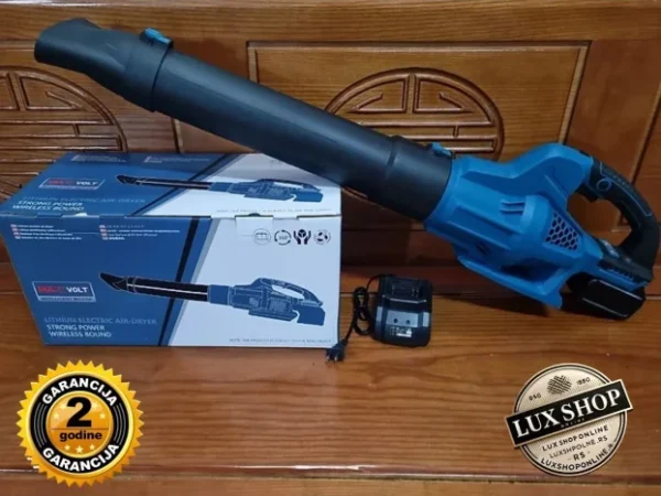 Aku Duvač Lišća 2x168V Baterije 6 Brzina, Snažan Motor