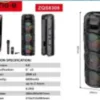 Bluetooth Zvučnik 3x8" sa Mikrofonom 60W | ZQS8302