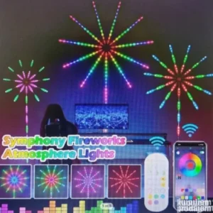 Vatrometna RGB LED traka za muzikom i daljinskim