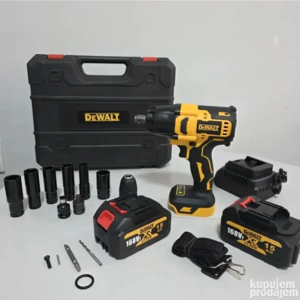Dewalt Aku Udarni Odvrtač 168V | Bušilica & Šrafilica + Gedore