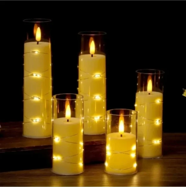 LED Sveće Besplamene sa Tajmerom 12 kom