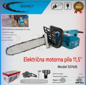 BONYA Električna Motorna Testera 11,5 inča 3800W