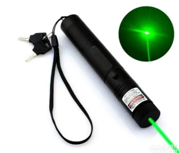 Laser sa punjivom baterijom – zeleno svetlo, zum