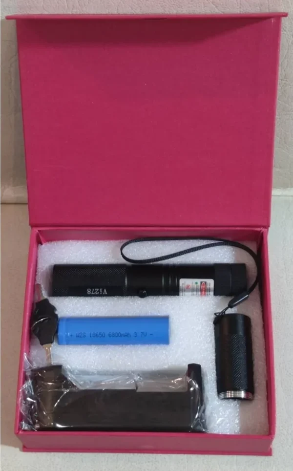 Laser sa punjivom baterijom – zeleno svetlo, zum