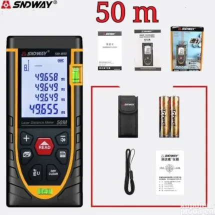 Laserski Daljinomer SNDWAY SW-M50, Domet 50m
