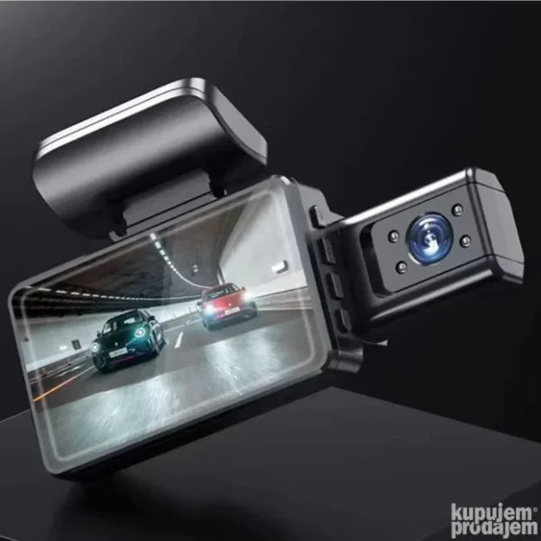 Auto Video Rekorder Kamera 3in | Dual Sočivo, Full HD