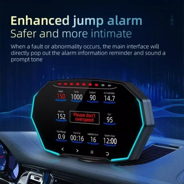 Multifunkcionalni Head-up Displej F11 HUD OBD2 GPS Brzinomer