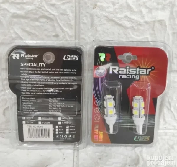 T10 LED Ubodne Sijalice | 9 Dioda, CANBUS