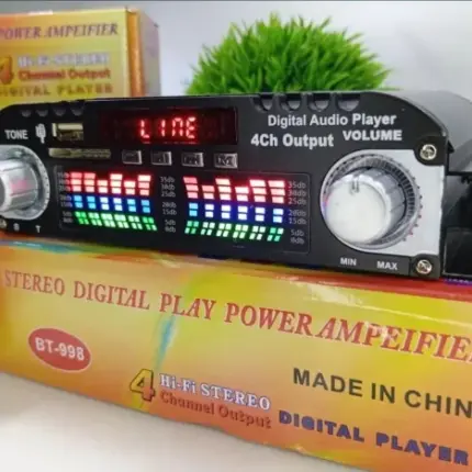 4-kanalno Bluetooth HiFi digitalno pojačalo 4x40W 12V