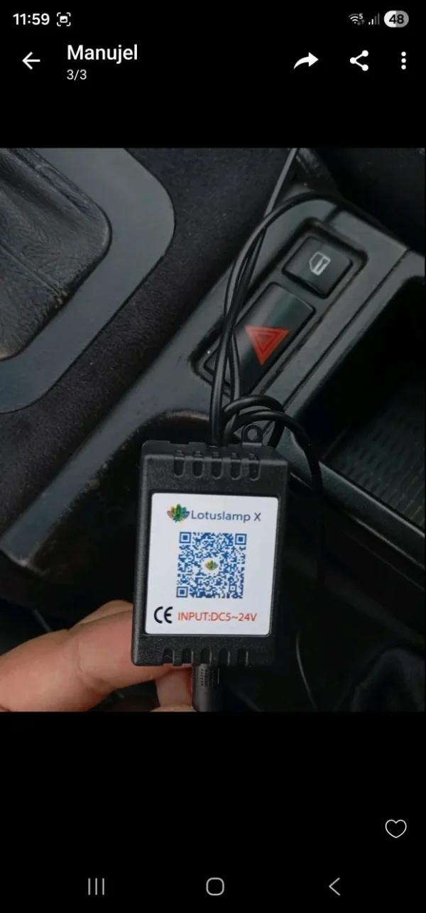 LED Trake za Auto Ambijentalno Osvetljenje RGB App Kontrola