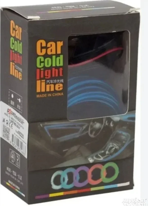 LED Ambijentalno Svetlo za Automobil 3m | Fleksibilno 12V