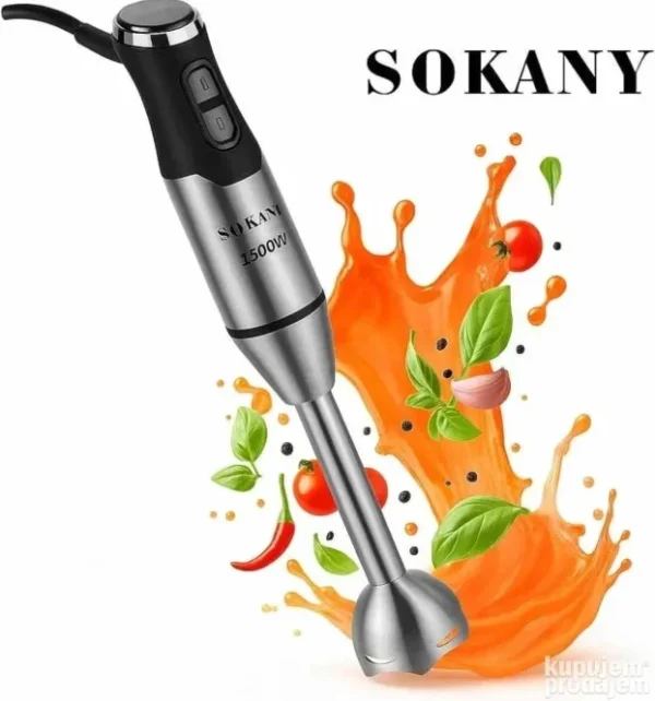 Ručni Blender Mikser Sokany SK-02019 1500W, 20 Brzina