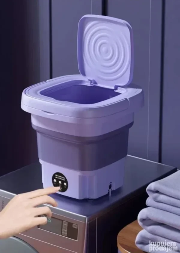 Sklopiva Mini Veš Mašina 2kg 6W | Prenosiva | Lux Shop