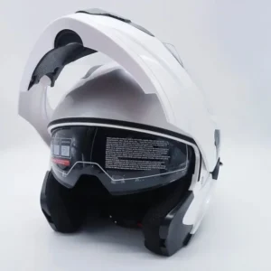 Kaciga FLIP UP za motor HOMOLOGOVANA bela i crna