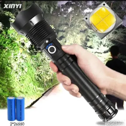 Baterijska lampa Led - USB punjenje dometa preko 500 metara