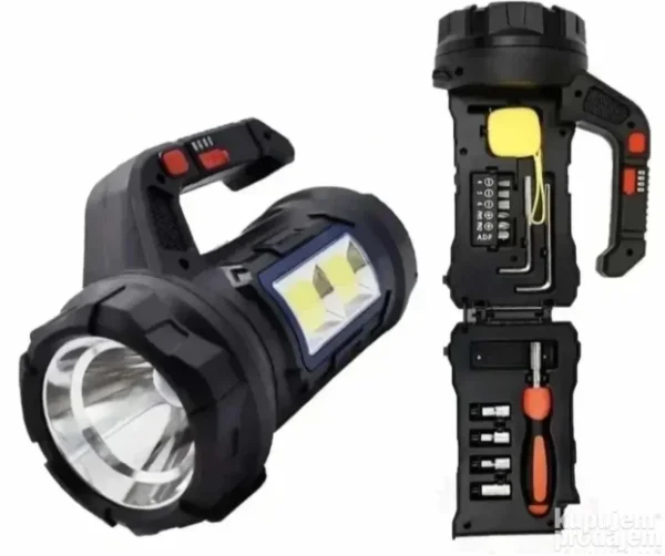 Baterijska LED lampa velike snage sa alatom