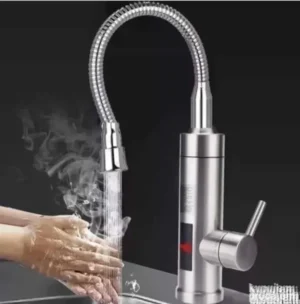 Brzo zagrevajuca Inox slavina protocna sa fleksi lulom