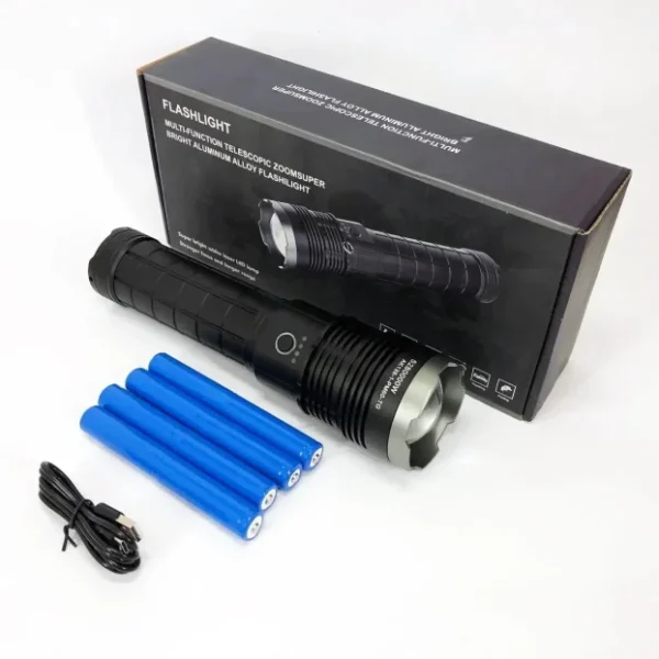 LED baterijska lampa Mocna LED Vojna baterijska lampa