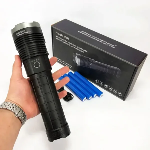 LED baterijska lampa Mocna LED Vojna baterijska lampa