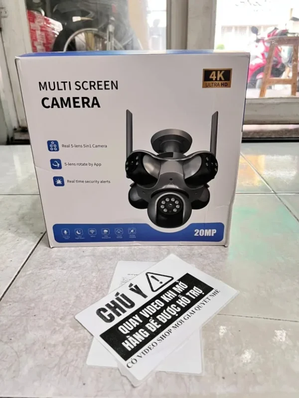 PTZ WiFi kamera sa 5 kamera, 5 ekrana 10xZoom 20MPX