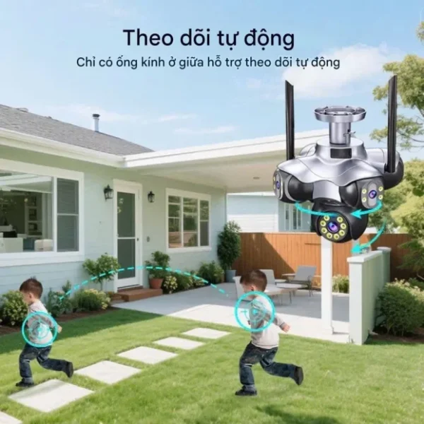 PTZ WiFi kamera sa 5 kamera, 5 ekrana 10xZoom 20MPX