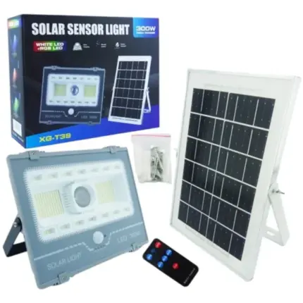 RGB Led reflektor sa solarnim panelom senzor pokreta 300w