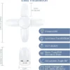 Sklopiva LED lampa 60W