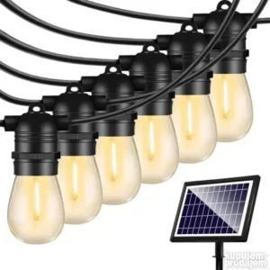 Solarne bastenske sijalice 10m sa odvojenim panelom