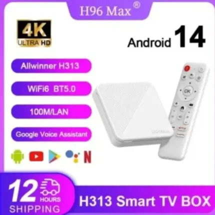 Android Tv Box 14 Smart H96 5G dual WIFI GARANTNI LIST