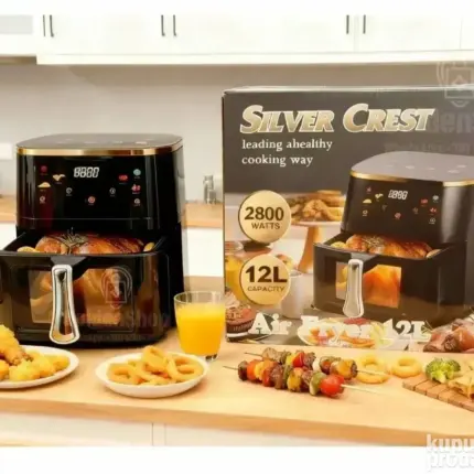 Air Fryer 12 Friteza na vruc vazduh 12L Silver Crest 12L