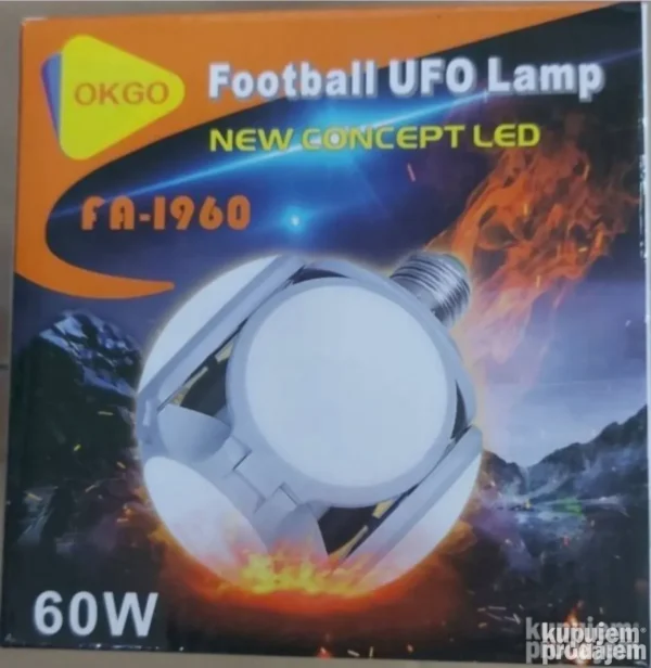 Fudbalska Lopta Led Lampa NOVA UFO Led Sijalica AKCIJA