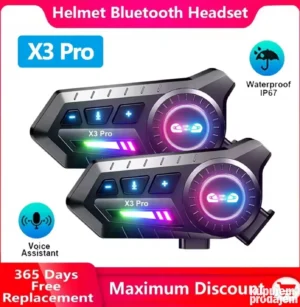 Komunikator Slušalice za moto kacigu Bluetooth 6.0