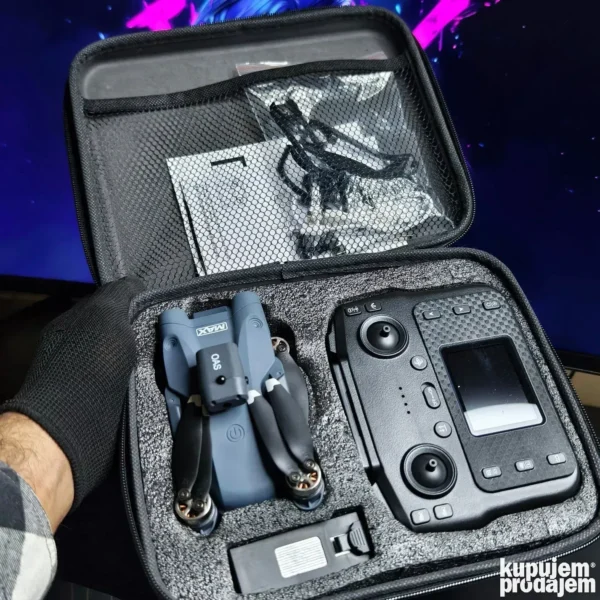 M3 Ultra dron brushless GPS 3 x FHD kamera 25min sa ekranom