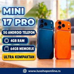 Mini 17 Pro 5G telefon, plavi i narandžasti